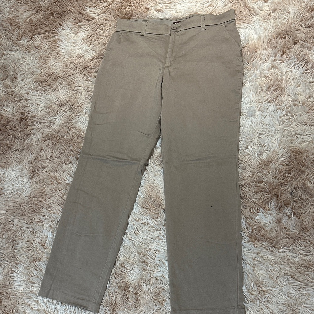 Lee Women's Tan Straight Leg Pants